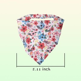 Aesthetic Hair Scarf for Women Flower Head Scarf for Women Headband Hair Bandana Elastic Floral Hair Accessories for Long Short Hair Scarves Pack for Girls Kerchief Headband for Women Headscarf 3Pcs