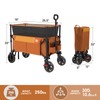 TIMBER RIDGE 300L Extra Large Collapsible Folding Wagon Carts with