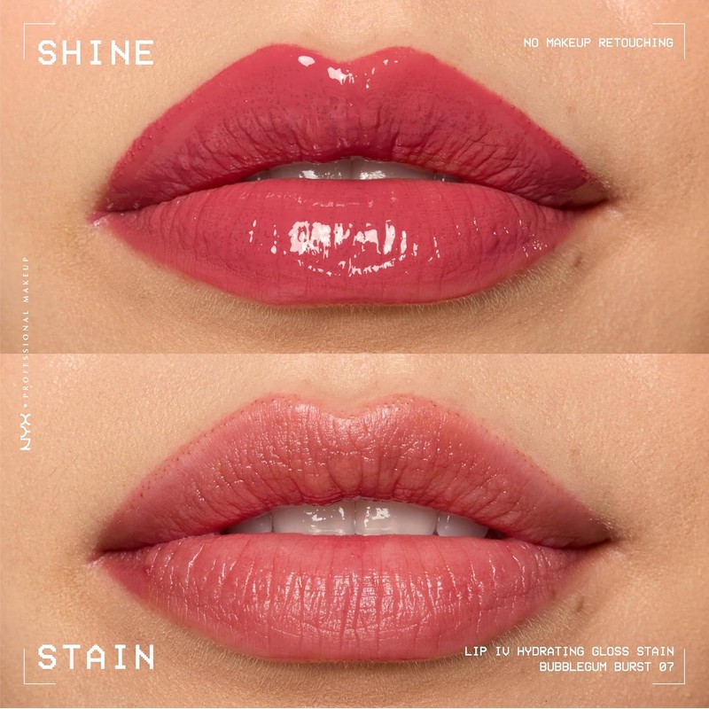 NYX Professional Makeup, Lip IV Tinta para Labios Hidratante con