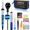 SREMTCH Soldering Iron Set, 80 W Soldering Iron with LCD.