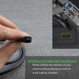 Toxaoii USB Kabel Datenkabel kompatibel mit Panasonic Lumix DMC-FZ1000, DMC-FZ300, DMC-FZ200, DMC-GX1, DMC-GX8, DMC-LX100, DMC-SZ10, DMC-TZ31, DMC-TZ61, DMC-TZ71 Kamera (150cm)