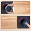 NPYSVSSS 2 Way Push Button Thermostatic Shower Diverter Mixing Valve,