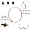 100 Pcs Loose Leaf Binder Rings, Binder Rings Keychain 30mm/1