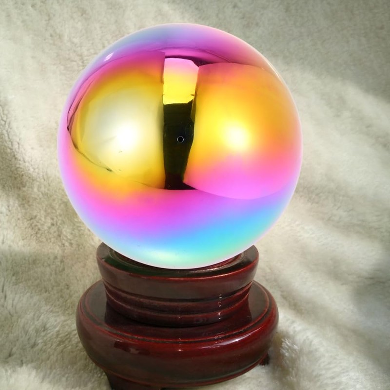 POPETPOP Grade 201 Stainless Steel Highly Polished Round Colourful Hollow