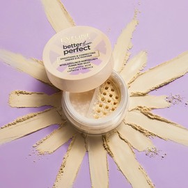 Eveline Cosmetics Better Than Perfect Glättendes & Korrigierendes Unter-Augen-Puder - Vegan | Better Than Perfect Serie | Lang anhaltender Satin-Finish