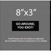 VISX Go around you idiot Bumper Sticker funny tailgate Prank