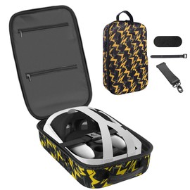 JIAYISTAR EVA Carrying Case Anti-Scratch Shockproof with Shoulder Strap Lens Pad Tie for Meta/Oculus Quest 3 VR Headset Other VR Accessories