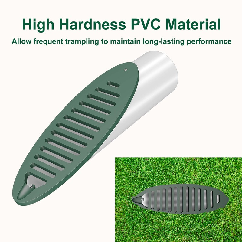 Ymtzfu Drainage Grate Yard Drain, General Yard Drain Emitter Cover