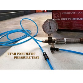 Utah Pneumatic 1/4 Air Line Fittings Straight Push To Connect Air Hose Fittings Quick Connect Pneumatic Fittings 10 Pack