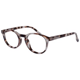 OPULIZE-Gafas de lectura Zen, carey marrón claro, pequeñas, para hombre y mujer, con bisagras de resorte R241T +2,50