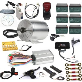 Unbranded E-Scooter 2500W 3000W Brushless Electric E-BIKE Motor Controller ATV Golf Cart - 72V 3000W Motor Only