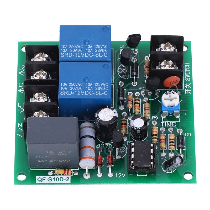 2 Channels Power Time Sequence Board QF-S10D-2 0.5-4S Adjustable Time
