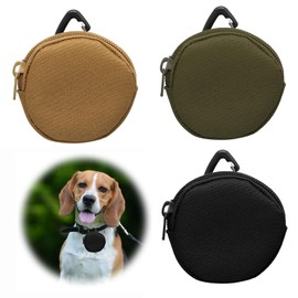 Juyibaao 3 Stücke Klein Leckerlibeutel für Hunde, Münzbeutel, Futterbeutel Hundetraining mit Reißverschluss und Karabiner, Leckerlitasche für Hunde, Kleines Portemonnaie, Kabelloses Headset-Set