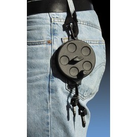 Pine Ridge Reel-A-Strap Hoist Black 30 ft.