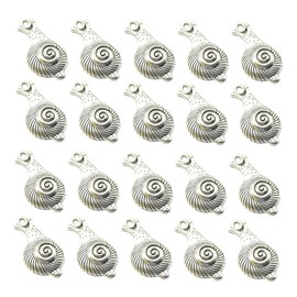 NUOBESTY 20Pcs Charm Pendants for DIY Jewelry Making, Alloy Charms for Bracelets, Necklaces, Keychains, Crafts