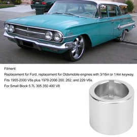 Crankshaft Turning Socket, SBC Crank Socket Aluminium Alloy Crankshaft Turning Tool for Small Block 5.7L 305 350 400 V8