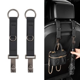 RAV4 Compatible Car Headrest Hook, Long, 10.0 inches (25.5 cm), Seat Hook, RAV4 Love Four PHEV XA 50 Series 30 Series, Suitable for Cars, Hooks, Luggage Hanging, Storage, 360° Freely Rotation, Car