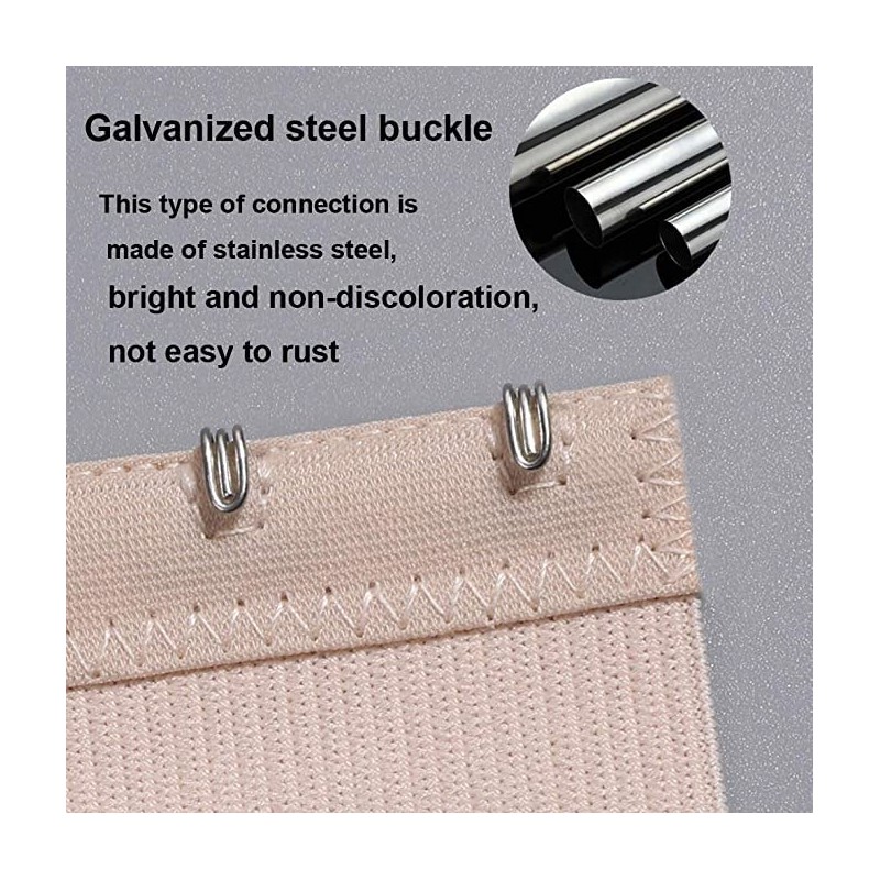 Yesmin Pack of 6 Bra Strap Extenders Extensions Elastic Extender