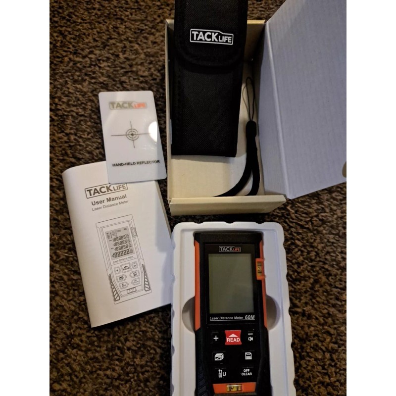 Tacklife 2 New Tacklife HD60 Laser Distance Meter