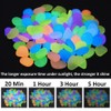 MOCNT 300Pcs White Glow in the Dark Pebbles Rock Luminous