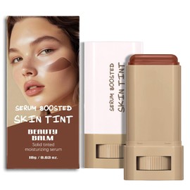 Beauty Balm Serum Boosted Skin Tint Stick – Face Tint Balm Foundation with Serum Benefits, Buildable Hydrating Coverage, Moisturizing Concealer Stick for Glowing Skin & Flawless Finish (2#, 1)