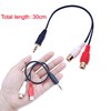 JZK 3.5 mm to 2 RCA Audio Cable, Phono RCA