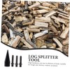 Mipcase 1 Set Firewood Drill Bit Wood Splitter Tool Set