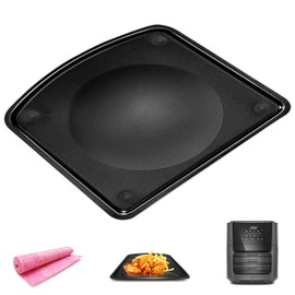 GXF Air Fryer Accessories for Electrolux Experience 12L EAF90 Air Fryer Oven, 10’’×9.6’’ (25.5 * 24.5 CM) Food Grade Air Fryer Grill Pan Grill Plate Crisper Plate Replacement Parts Tray Rack