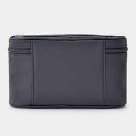 MUJI 02869076 Nylon Hand Pouch, Thin, Black, Approx. 4.9 x 8.1 x 2.4 inches (12.5 x 20.5 x 6 cm)