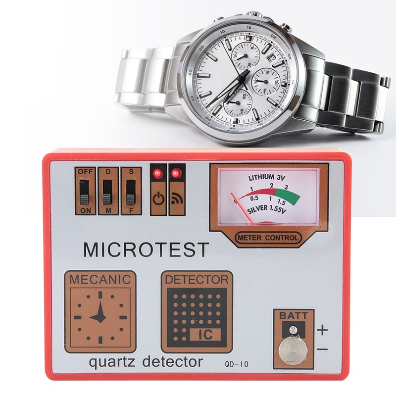 Watch Battery Tester Quartz Movement Tester Demagnetization Watch Repairing Tool