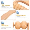 Beavorty 2 Pack Wooden Massage Roller Compact for Feet, Shoulders