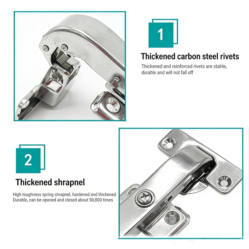 90 Degree Soft Close Cabinet Hinges, Detachable Blind Corner Kitchen
