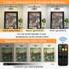 Tassuowell Wireless Picture Lights for Wall,12 Inch Battery Operated Picture