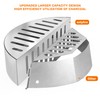 onlyfire Stainless Steel Charcoal Briquet Holder Charcoal Basket for Weber