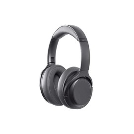 Monoprice BT-600ANC Over Ear Headphones - Bluetooth 5, Active Noise Cancelling (ANC) Qualcomm aptX HD Audio, AAC, Touch Controls, Ambient Mode, 40 Hour Playtime, Carrying Case, Multi-Pairing