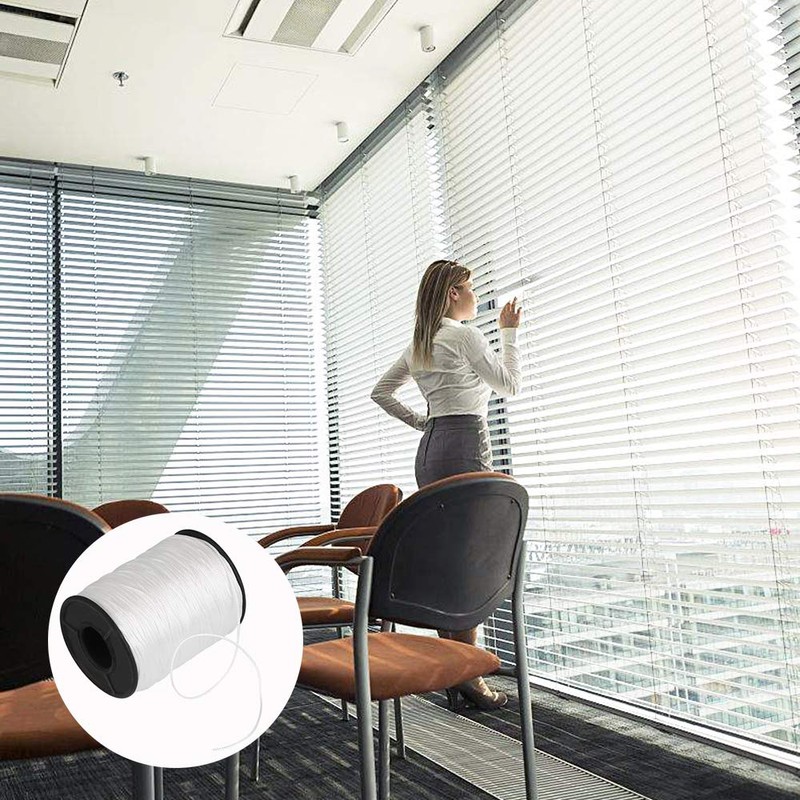 KBNIAN 150 Yards/Roll Lift Cord 1mm Braided Shade Roller Blinds
