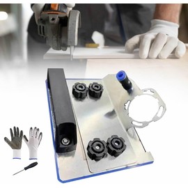 Angle Grinder Stand for Tile 45° Chamfer Cutting, Special Cutting Bracket for Angle Grinder Stand Grinder Holder, 45 Degree Tile Chamfering Tool for Cutting Ceramic Stone (1pcs)