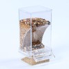 Hamiledyi No Mess Bird Cage Feeder Automatic Parrot Seed Feeders