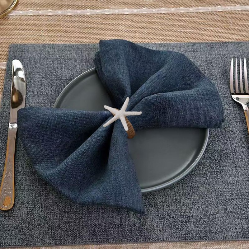 Starfish Napkin Rings, Set of 6 – Coastal Beach Table