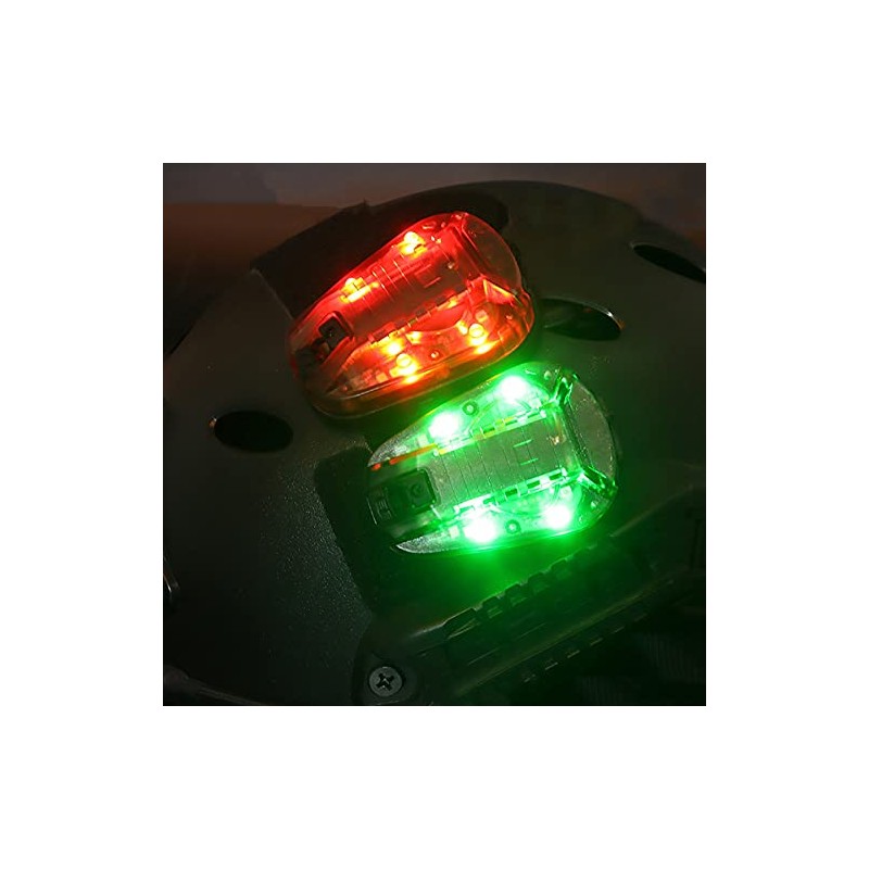 Lobamop Helmet Survival Beacon Light Helmet Strobe Light Survival IR
