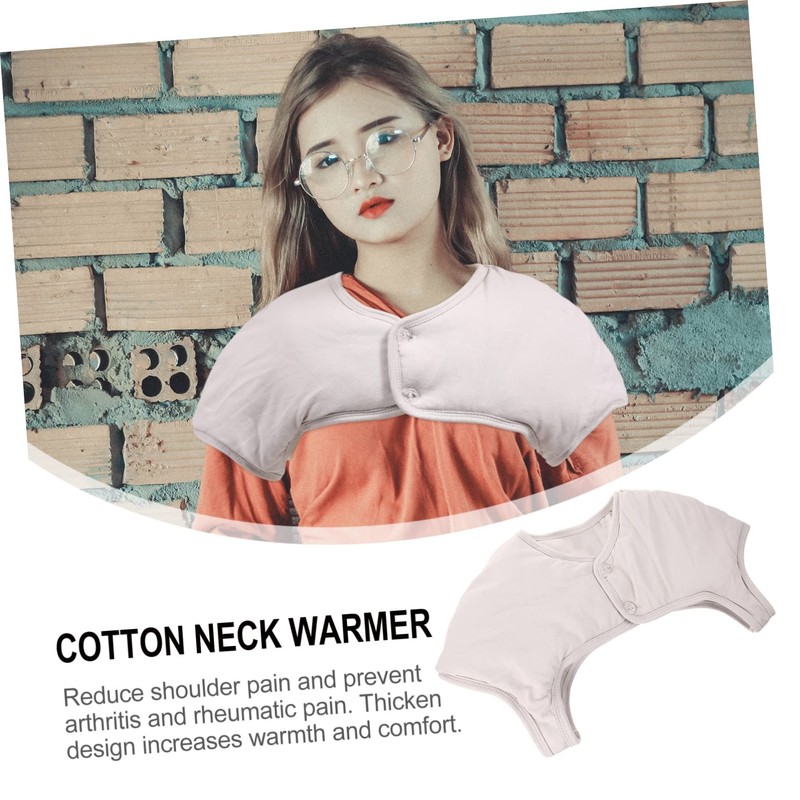 IWOWHERO Cotton Neck and Shoulder Warmer Thick Cotton Sleeping Shoulder