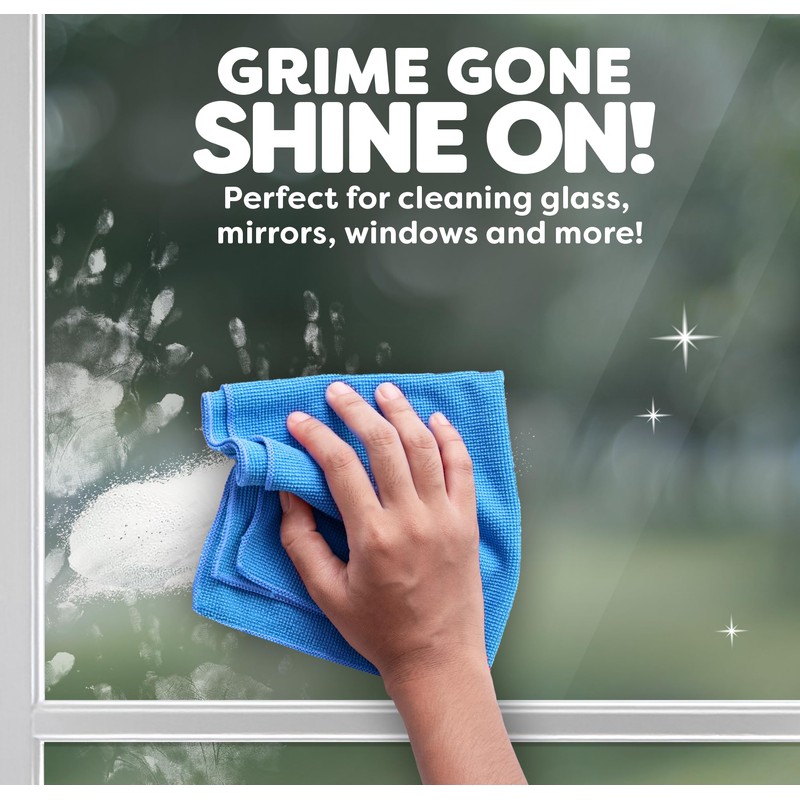 Windex Fast Shine Foam Glass Cleaner, No-Drip Aerosol Cleaning Spray,