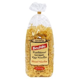 Bechtle Traditional German Egg Noodles Broad Noodles, 1.1 Pound (Pack of 12)