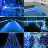 LAMPHOME LED Rope Light Blue Cuttable LED 216LED 18FT 110v