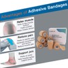Self Adhesive Wrap Cohesive Wrap Bandages 6 Count 3" x