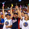 24 Pcs Blue Mini Foam Fingers, Number One Sports Fan