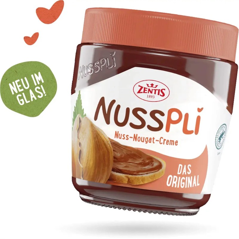 Nusspli Nut Nougat Cream – The Original 3x400g (42.33 Oz)