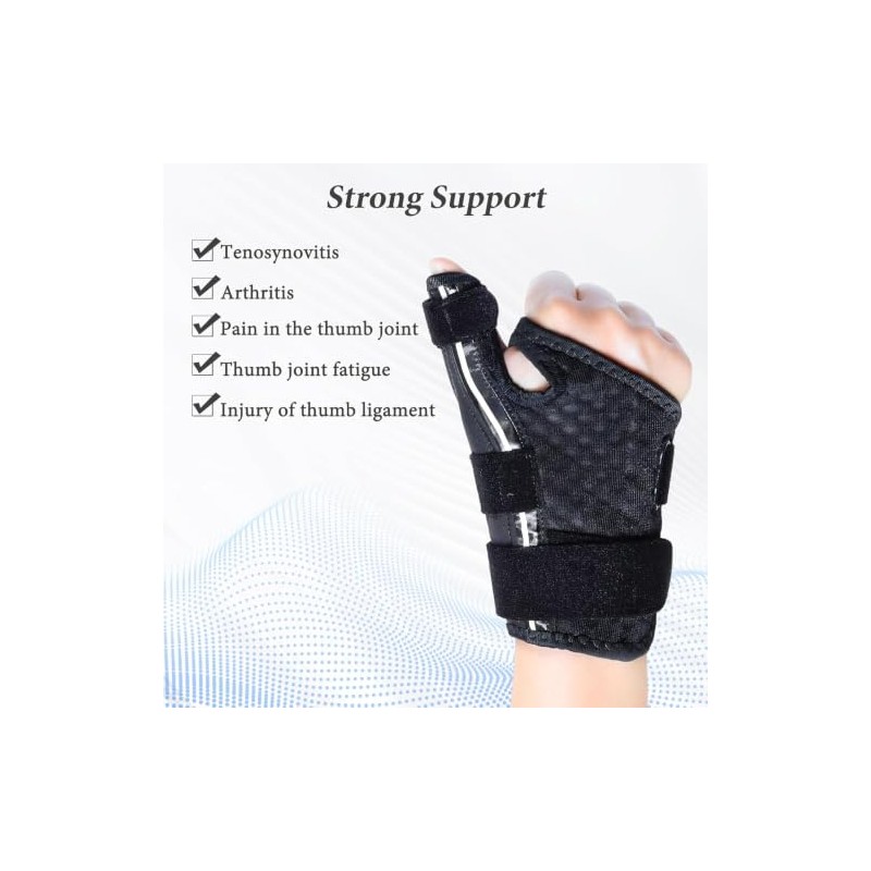 Thumb Brace Wrist Support Splint for Arthritis, Tendonitis & Carpal