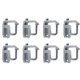 iFJF Mounting Clamps Truck Caps Camper Shell Clamps Replacement for Chevy Silverado Sierra Dodge Ram 1500 2500 3500 F150 F250 Titan Tundra 8 Pack Black