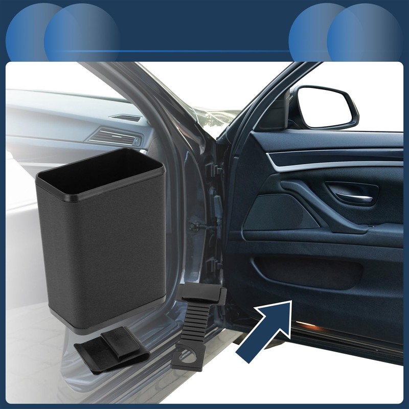 INFINAUTO Car Trash Can Front Rear Seats 3.9" Length 2.4"